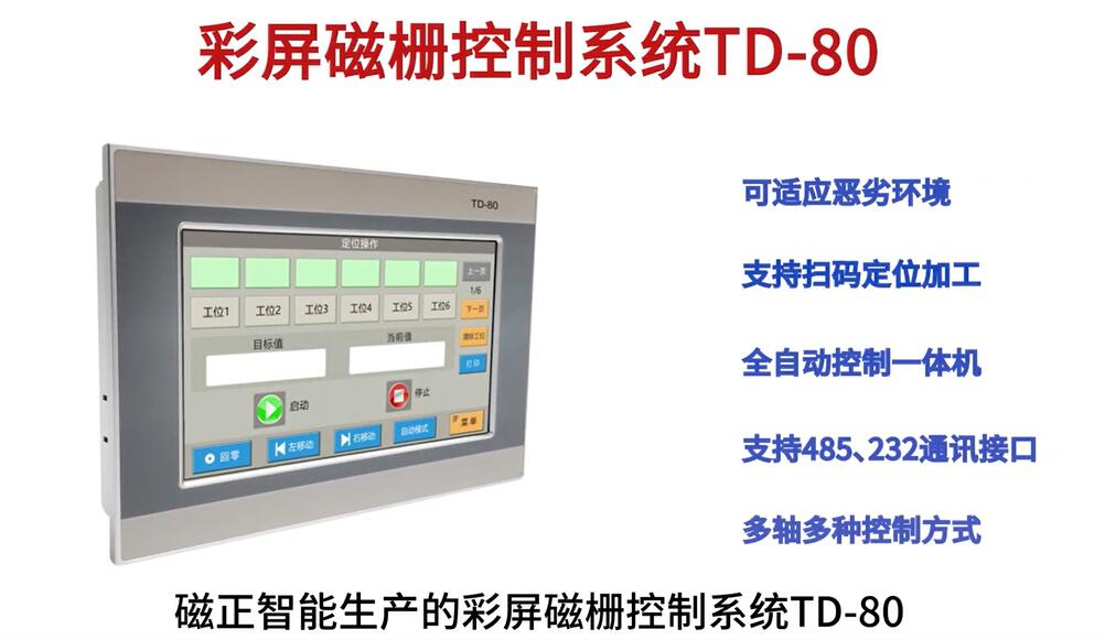 TS-80彩屏磁栅控制系统